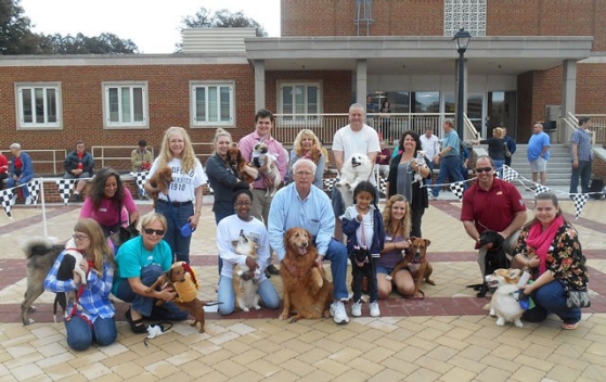Particpants in the annual homecoming dog show!