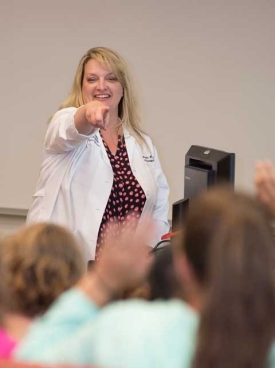 Dr. Brenda May inspires the Summer Bridge students 