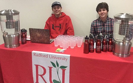 In a taste test, could you tell the difference between tap and bottled water? The Radford University Sustainability Internship Team is on a mission to answer that question and to determine which, if either, taste better.