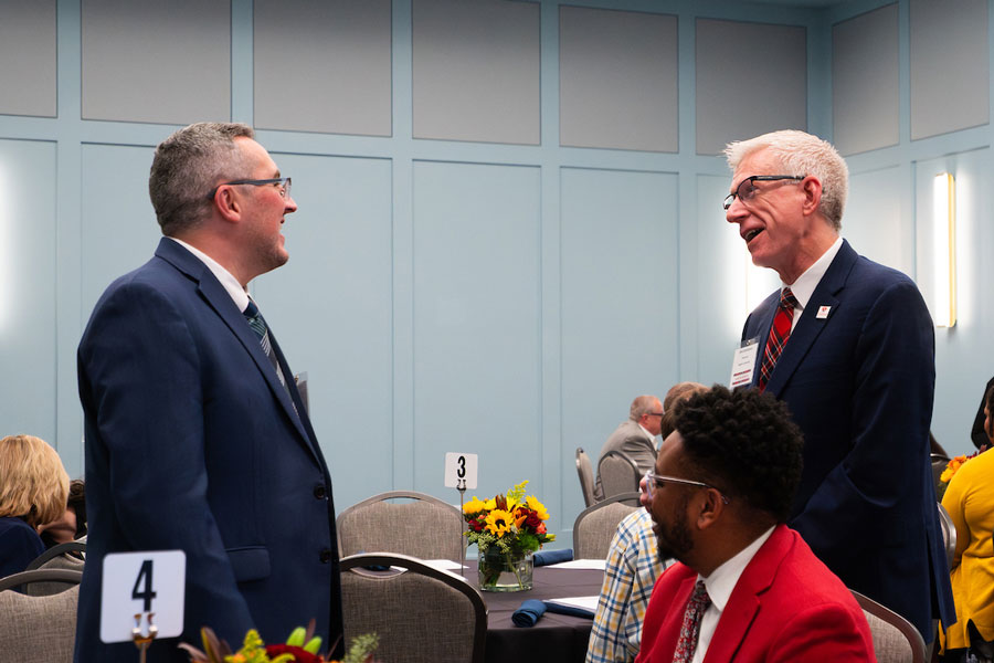 College officials attend the Tartan Transfer Summit on Oct. 23 at the Highlander Hotel.
