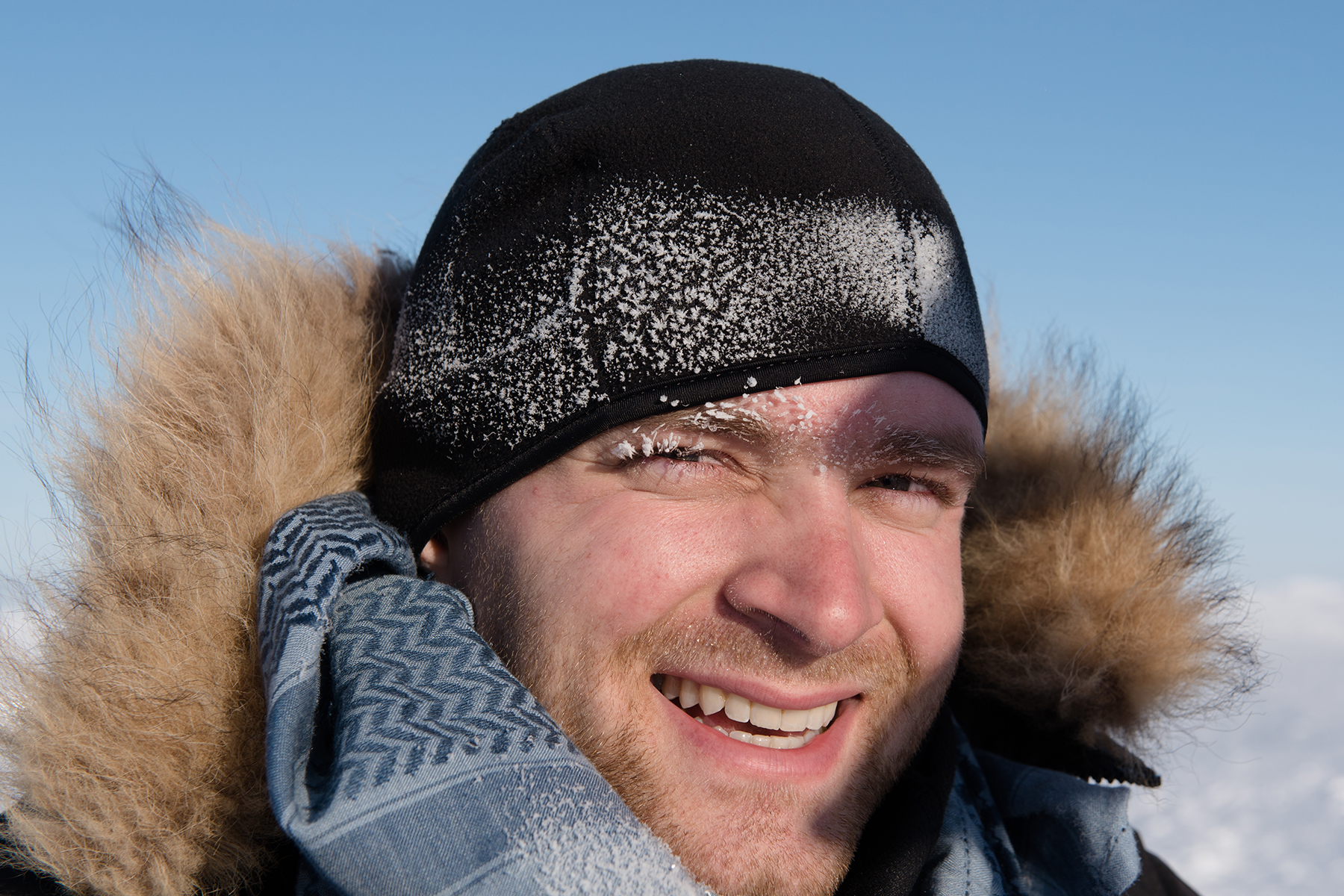 student in the arctic