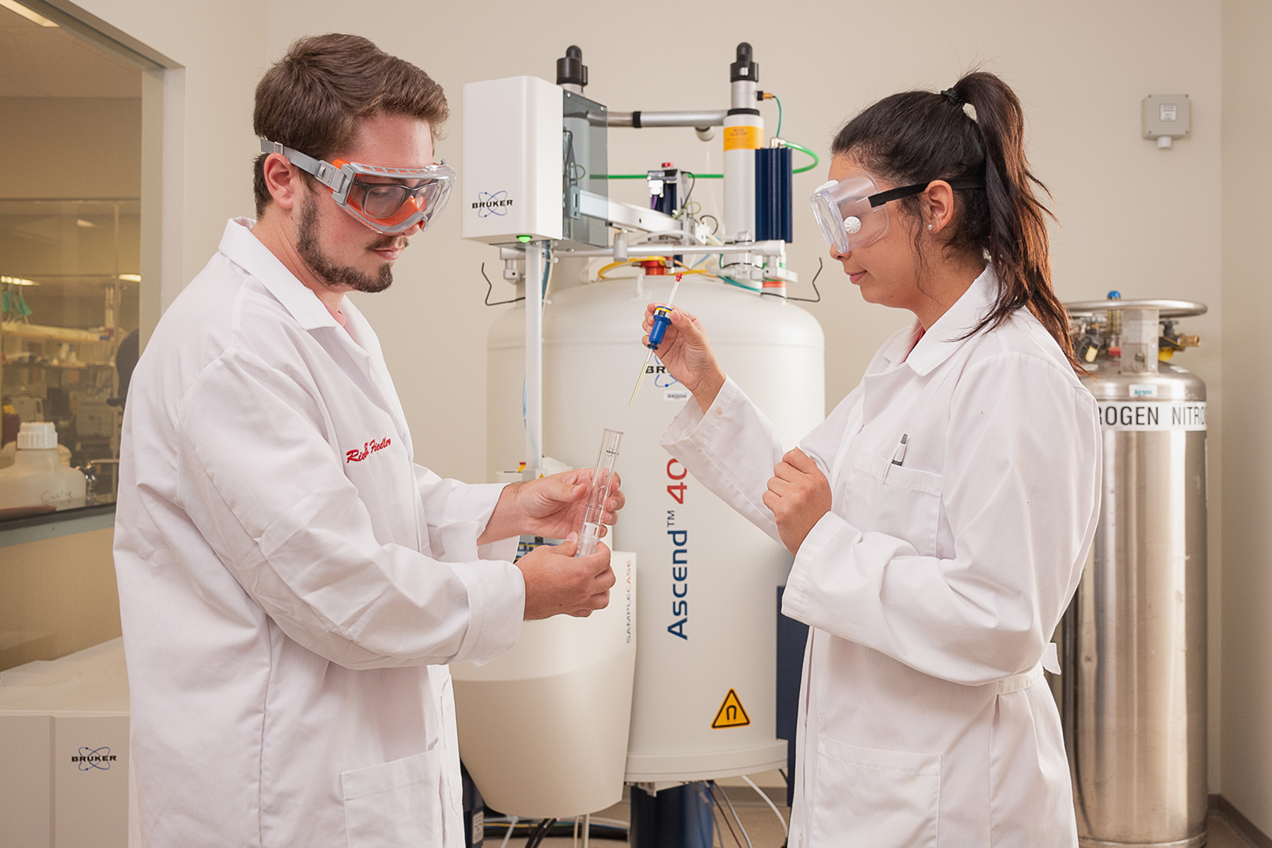 students conducting research in lab