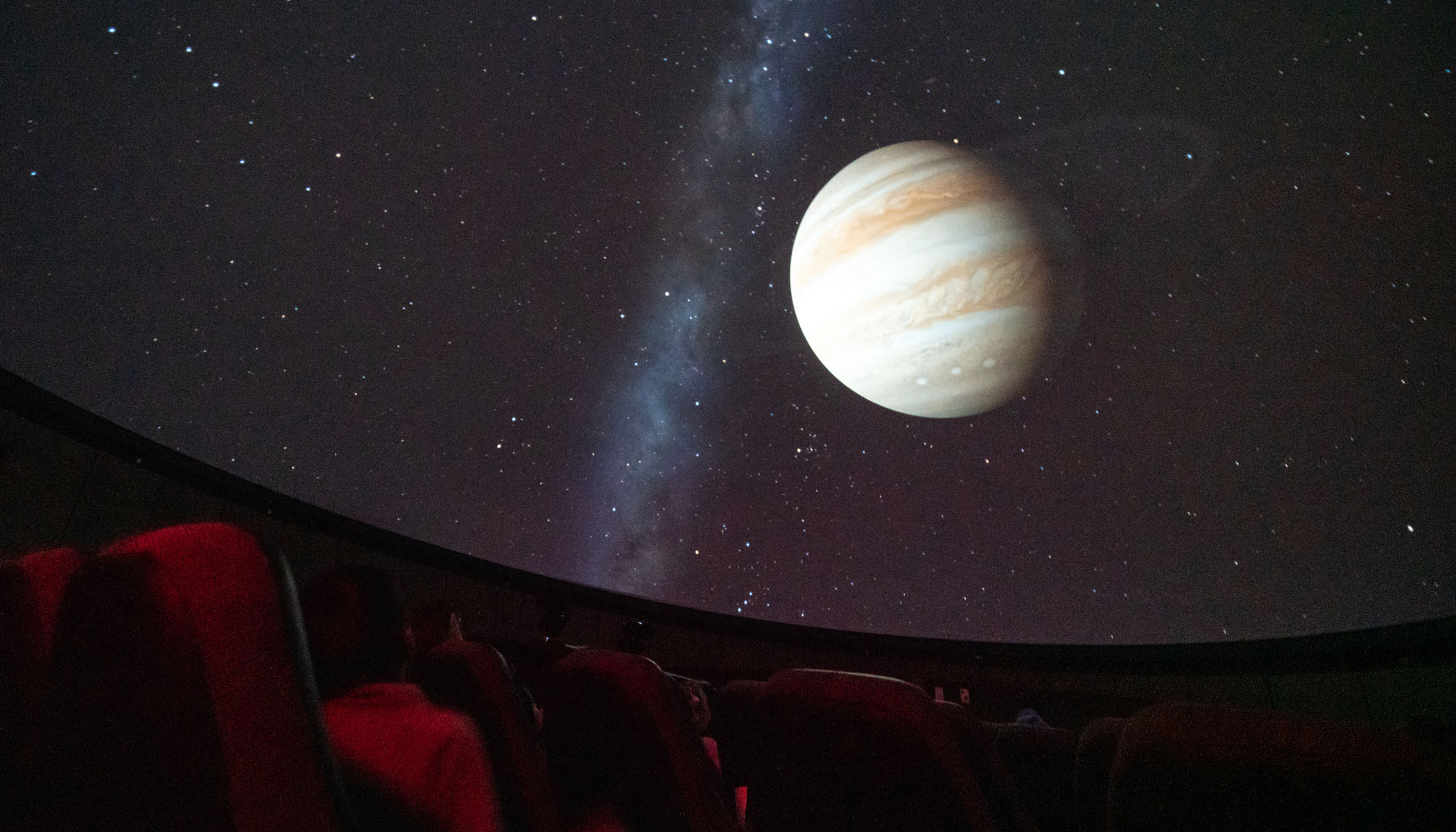 inside of planetarium show