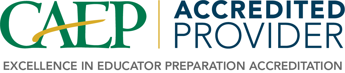 CAEP accredited provider logo