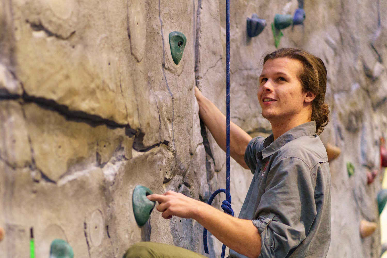 Peters Hall Rock Climbing Wall