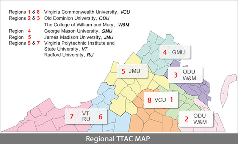 Regional TTAC Map