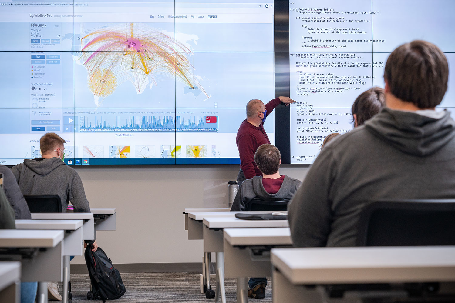 students in a classroom