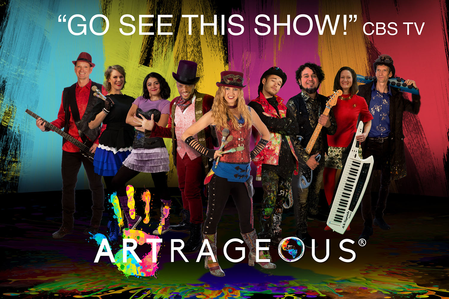 "Go see this show!" CBS TV Artrageous