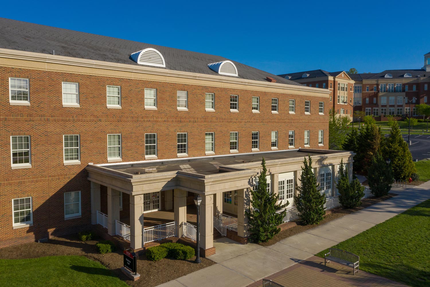 Waldron Hall on main campus in Radford, VA